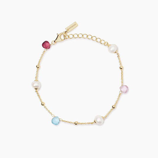 Bracciale-in-argento-925-Mabina-Donna--dorato-perle-glass