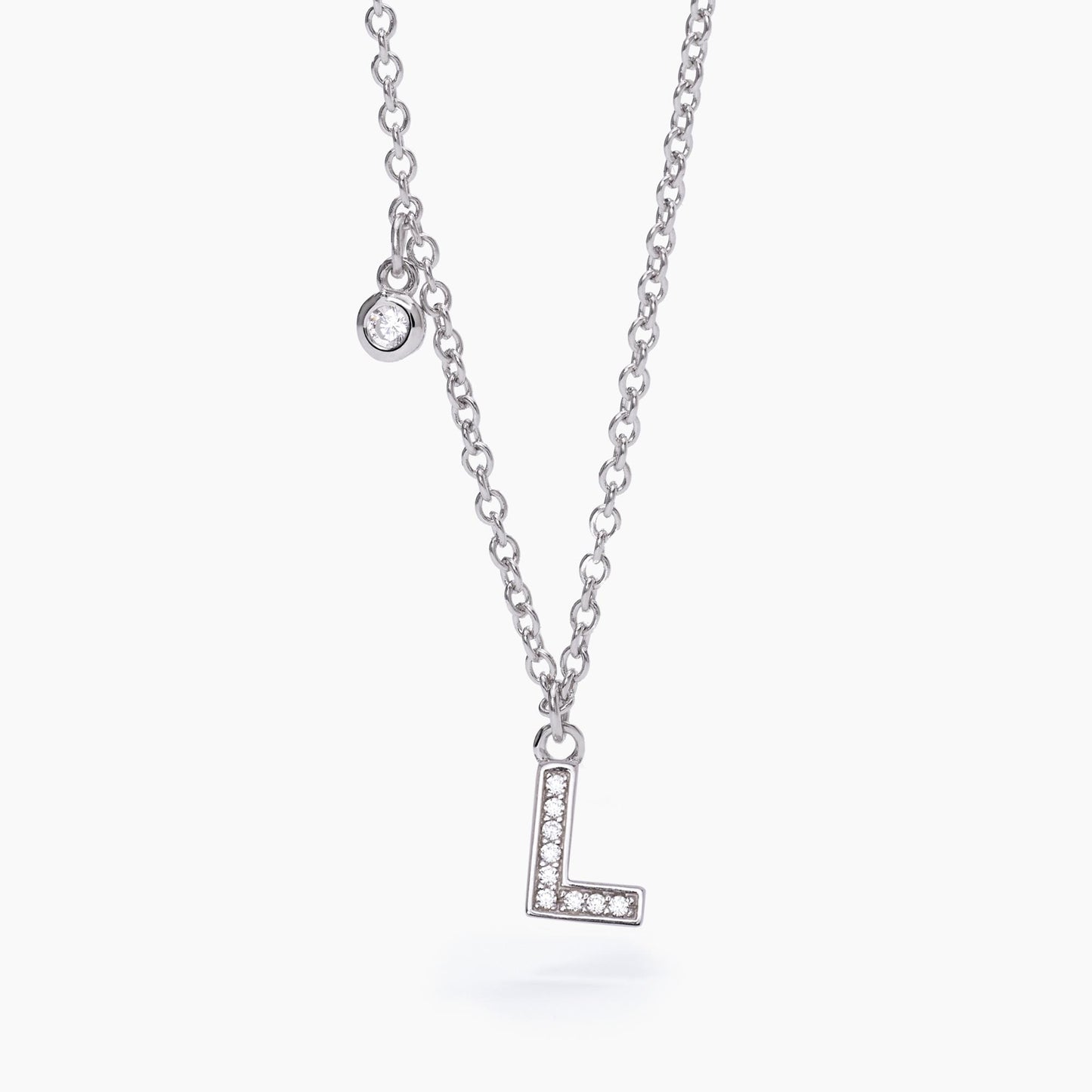 Collana Donna Mabina Lettera L in Argento 553500L